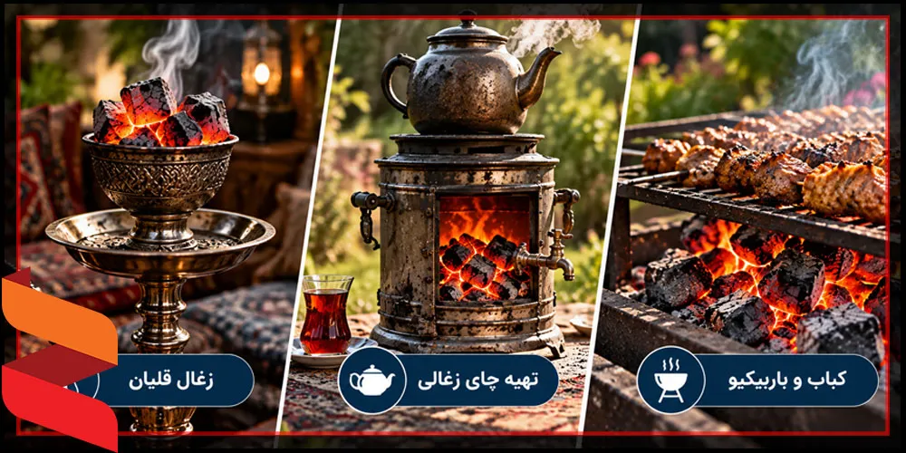 کاربرد زغال بافوری